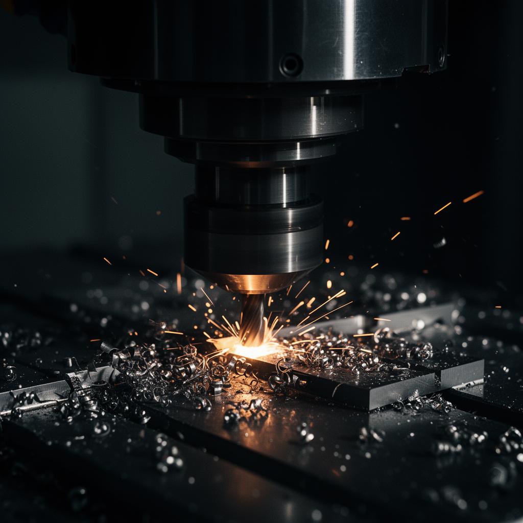 CNC machine on Indian factory floor